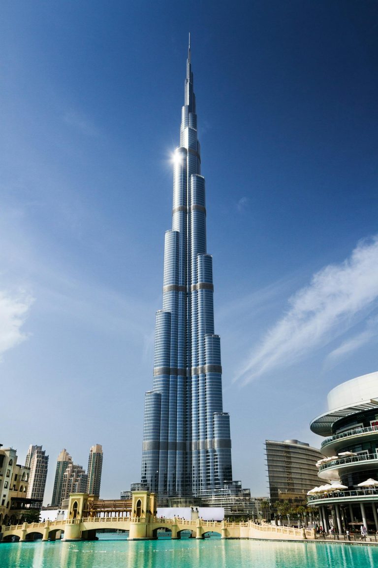 Dubai skyline with Burj Khalifa